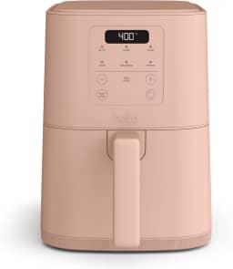 Bella Fritadeira de ar fina de 4 quartos, adequada para qualquer lugar™, revestimento antiaderente de cerâmica EverGood™, temperatura ajustável, 6 opções de cozedura predefinidas,