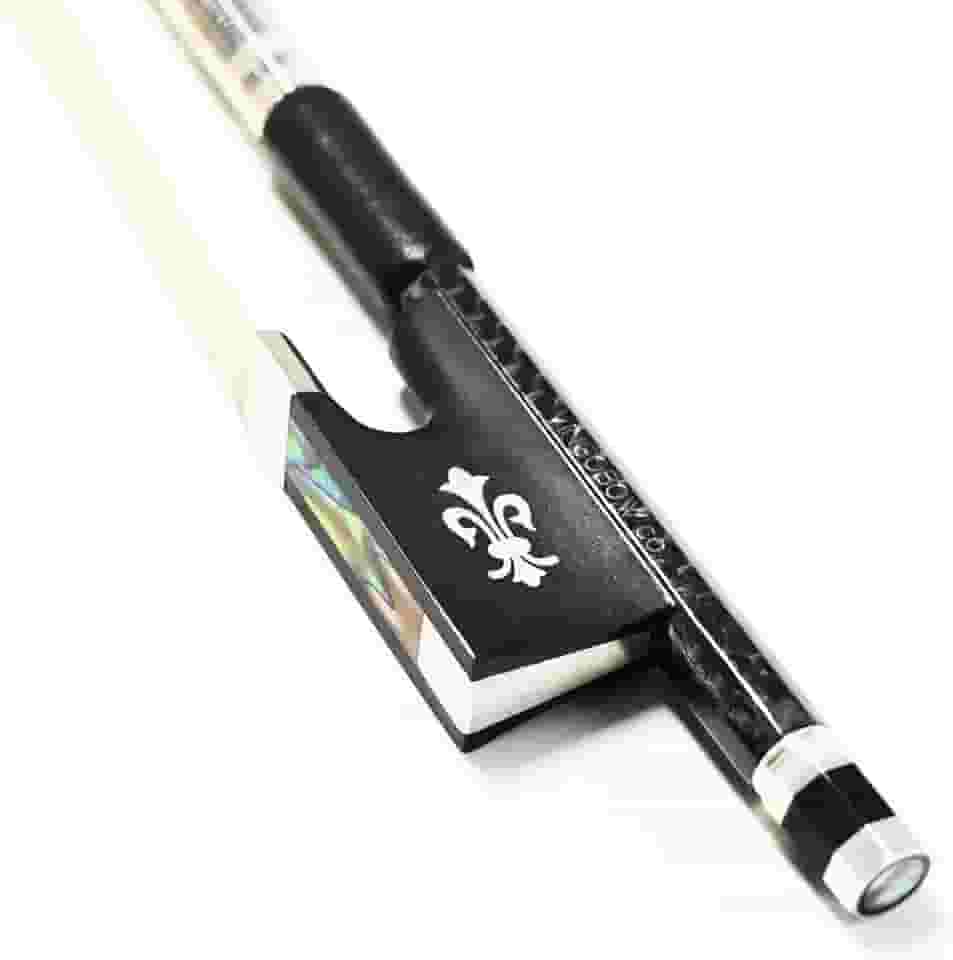 Arco de violino texturizado de fibra de carbono arco de atualização de nível de concerto doce e claro arco de violino som doce e claro