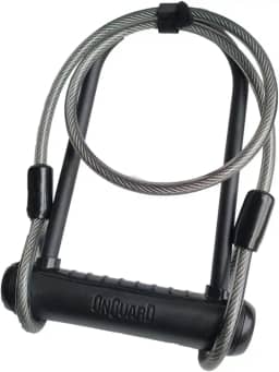 Cadeado Onguard Neon 8154 U-lock Preto Cabo Bike Moto Bicicleta