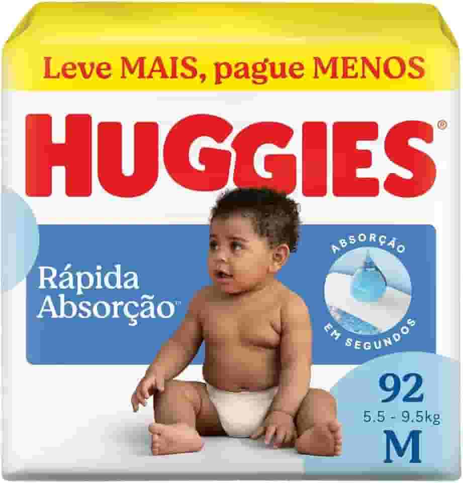 Huggies Fralda Tripla Proteção M 92 Un