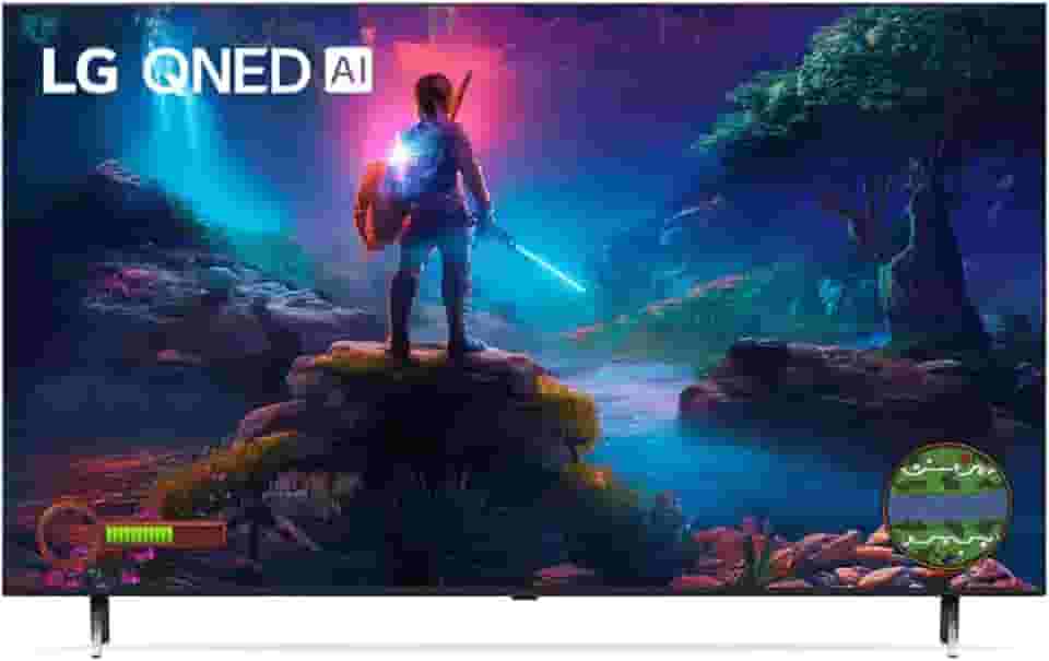 Smart TV LG 65' 4K QNED processador a8 AI, 120Hz, Design Super Slim, FreeSync e webOS 24-65QNED85TSA