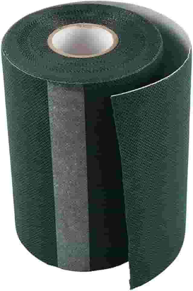 Casca de cola de grama artificial, fita de costura de grama artificial de 998 x 15 cm, fita de grama de costura sintética para conectar tapete de gramado verde, colar grama falsa ou tapetes ao ar