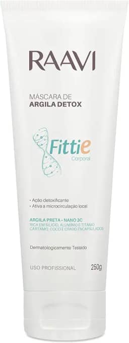 Raavi Máscara De Argila Detox Fittie 250G Pequeno