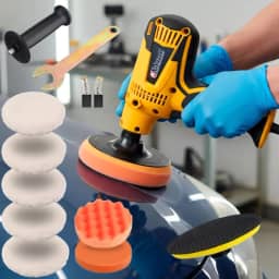 Polidor Lixadeira Automotiva Elétrica Multifunções 5 Polegadas 750w 6 Velocidades 4500rpm 110v