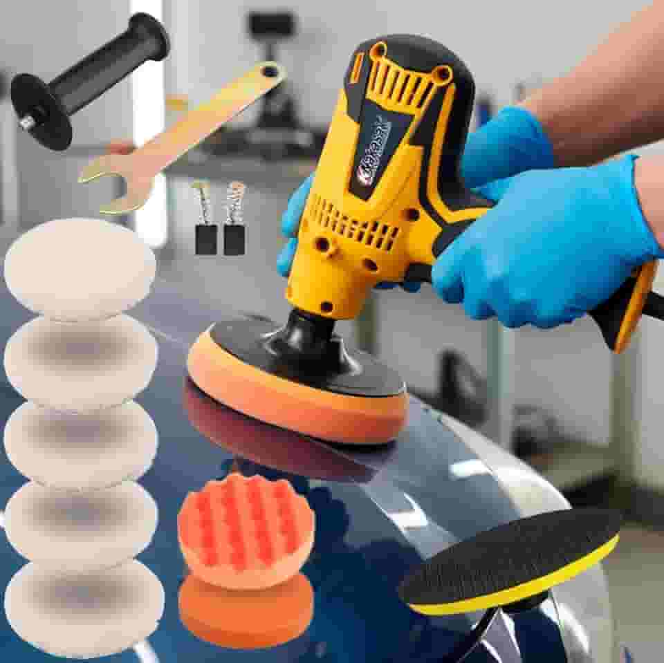 Polidor Lixadeira Automotiva Elétrica Multifunções 5 Polegadas 750w 6 Velocidades 4500rpm 110v