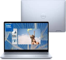 Notebook 2 em 1 Dell Inspiron 2IN1-I1300-M30 14' FHD+ Touch Intel® Core™ i5 16GB 512GB SSD Windows 11 Prata Gelo