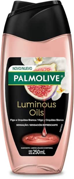 Palmolive Sabonete Líquido Para O Corpo Luminous Oils Sensação Refrescante 250Ml