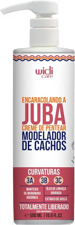Widicare Encaracolando A Juba Creme De Pentear- 500 Ml - Widi Care