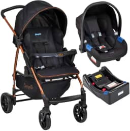Carrinho de Bebe Bebe Conforto Base Burigotto Ecco Preto Bronze