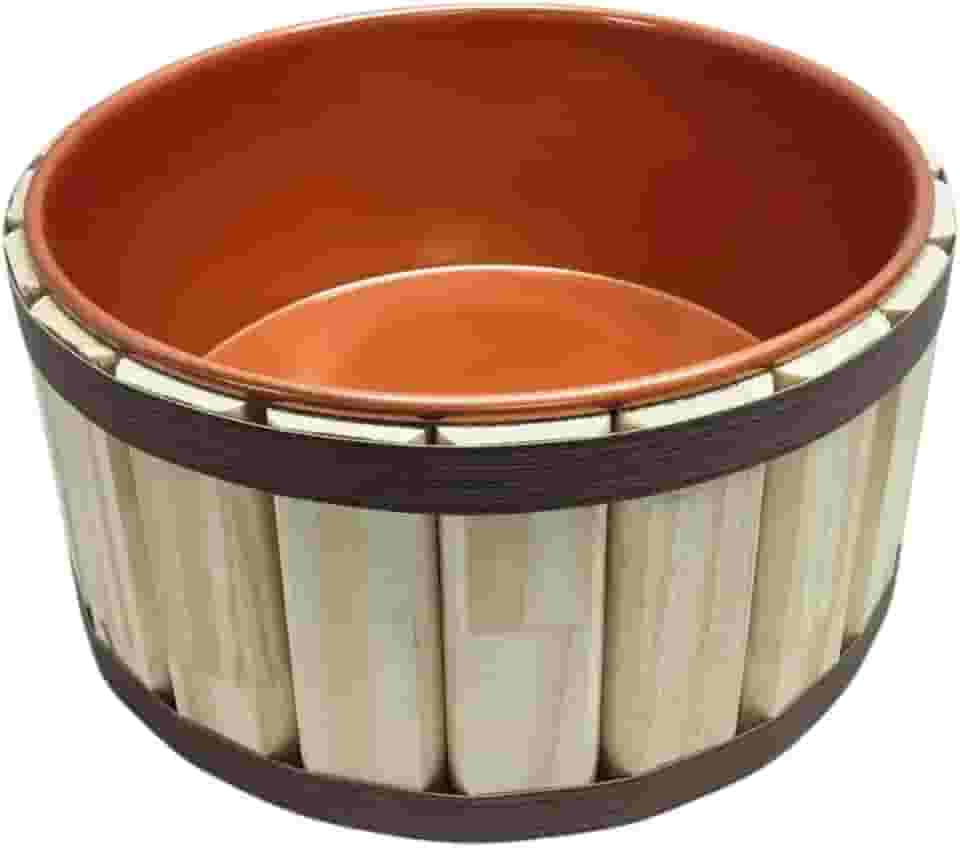 Tina Escalda Pés em Pinus Natural - bacia em pintura premium Cobre