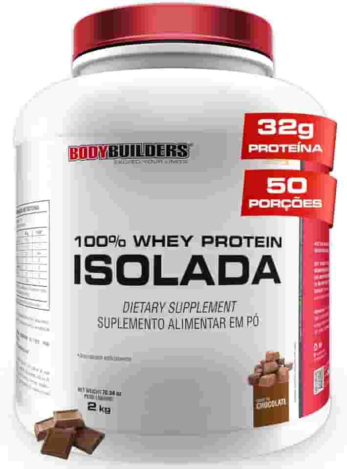 Whey Protein 100% Isolada Chocolate 2kg - Bodybuilders