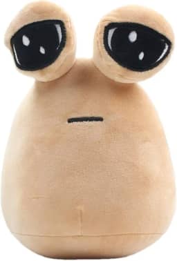 Boneca Pou de pelúcia alienígena MOULIM, jogo quente de bicho de pelúcia de 8,7 polegadas, brinquedo de pelúcia Alien Pou, boneca Pou de pelúcia alienígena Emotion, presente de dia das crianças, 22*