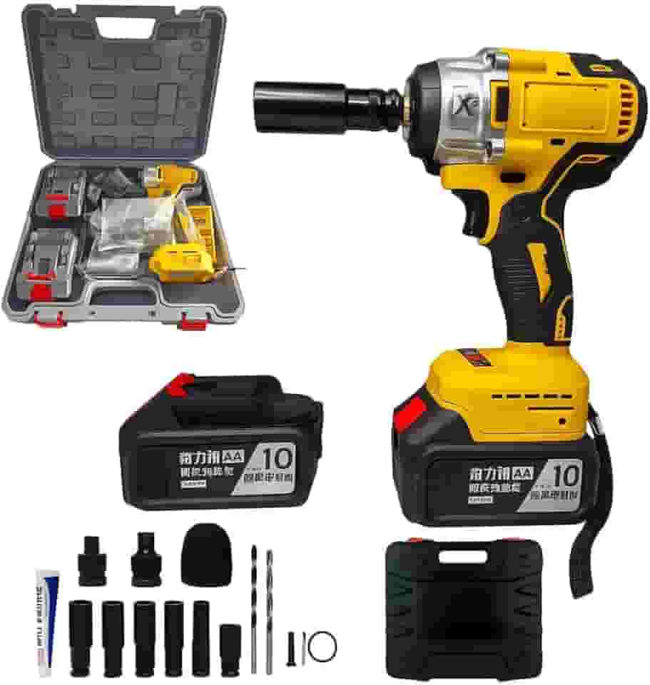 Chave De Impacto Parafusadeira 2 Baterias 48v / 500n.m Potência Máxima e Alta Autonomia