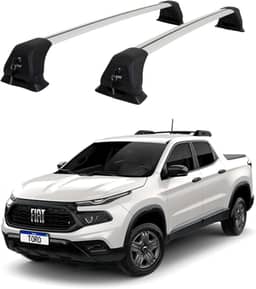 Rack De Teto Modelo Emilia Toro Sem Longarinas (Prata)