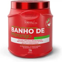 Forever Liss Máscara Banho De Verniz Morango 1Kg