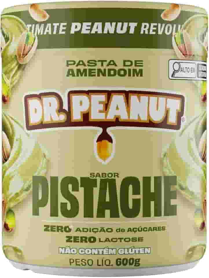 DR. PEANUT PASTA DE AMENDOIM PISTACHE 600G COM WHEY PROTEIN