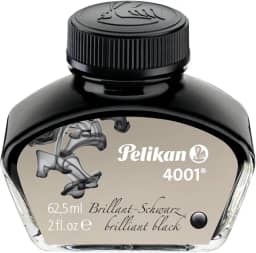 TINTA CANETA TINTEIRO 4001 62,5ML PELIKAN PRETO 329144
