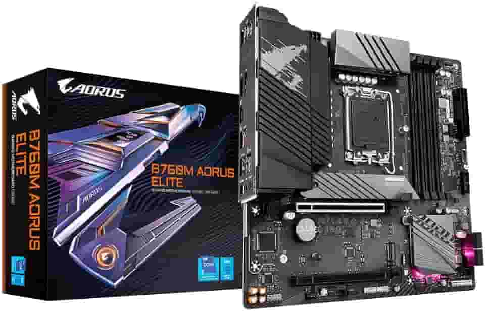 Placa Mãe Gigabyte B760M AORUS ELITE (rev. 1.0), LGA 1700, DDR5