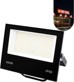 Refletor Led Holofote 400w Ip66 Bivolt Forte Luz Branco Frio