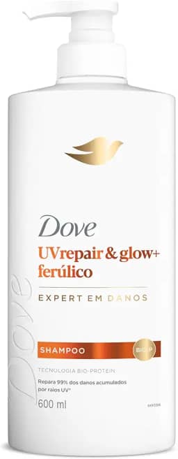 Dove Shampoo UV Repair & Glow + Ferúlico 600ml
