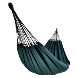 Rede de Dormir Descanso balanço TYJR Casal Luxo Design Moderno Tecido Algodão Reforçada Colorida (Rede Descanso Tradicional Verde)