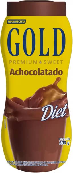 GOLD Achocolatado Em Po Pote 200G