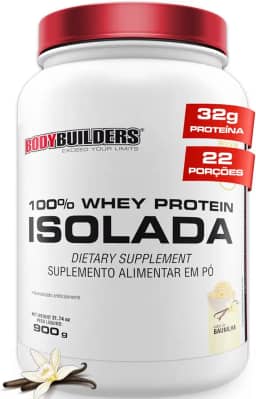 Whey Protein 100% Isolada Baunilha 900g - Bodybuilders