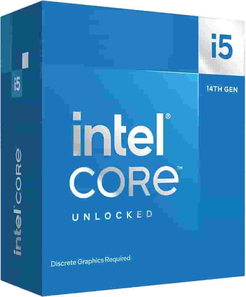 Intel® Novo processador Core™ i5-14600KF para desktop para jogos, 14 núcleos (6 núcleos P + 8 núcleos E) - Desbloqueado