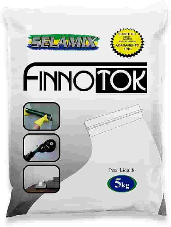 Massa de Acabamento Finnotok Branco 5Kg
