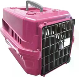 Mecpet Caixa De Transporte N.0 Gato E Cão Pequeno Filhote Rosa