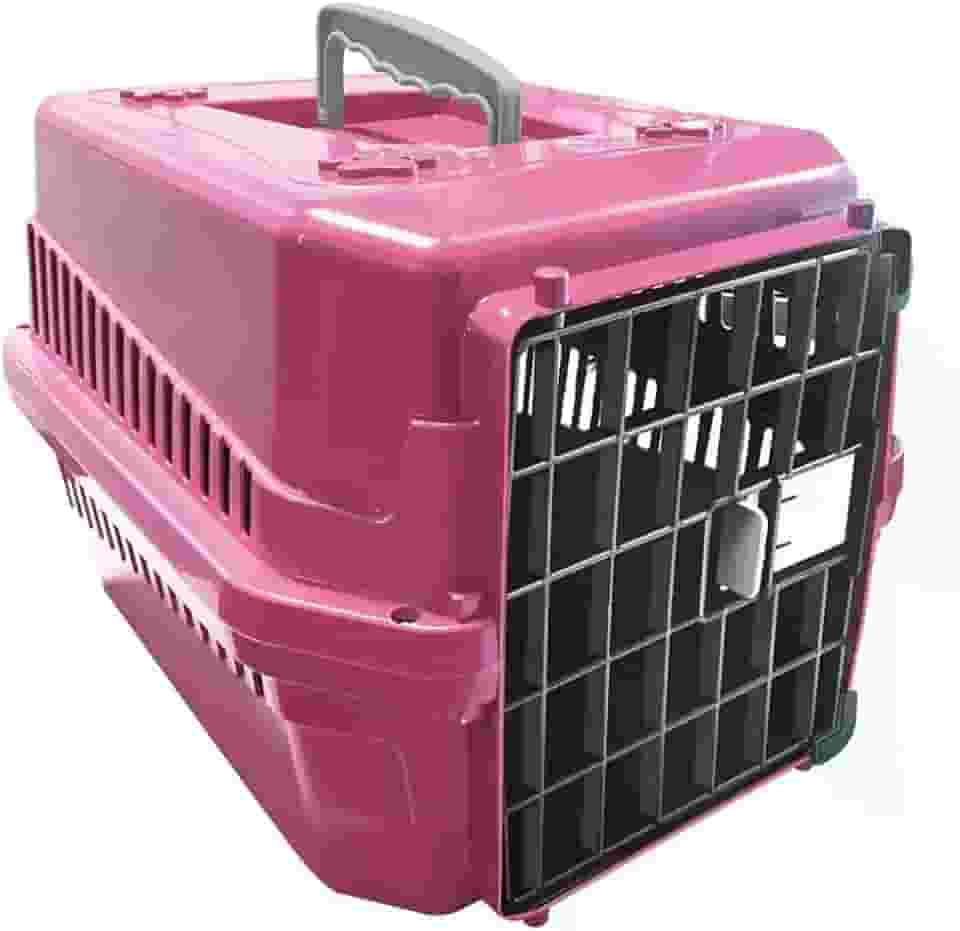 Mecpet Caixa De Transporte N.0 Gato E Cão Pequeno Filhote Rosa