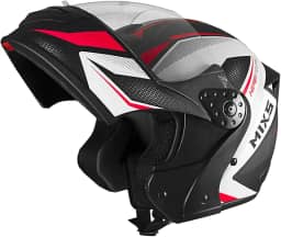 Capacete Escamoteável Mixs Gladiator Neo 58 Vermelho