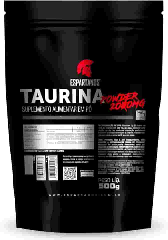 Taurina em Pó 100% Pura - Espartanos (500g)