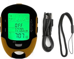 FR510 Altímetro GPS Eletrônico GPS Altímetro com Sistema Duplo Bússola Temperatura Umidade IPX4 para Caminhadas ao Ar Livre Montanhismo