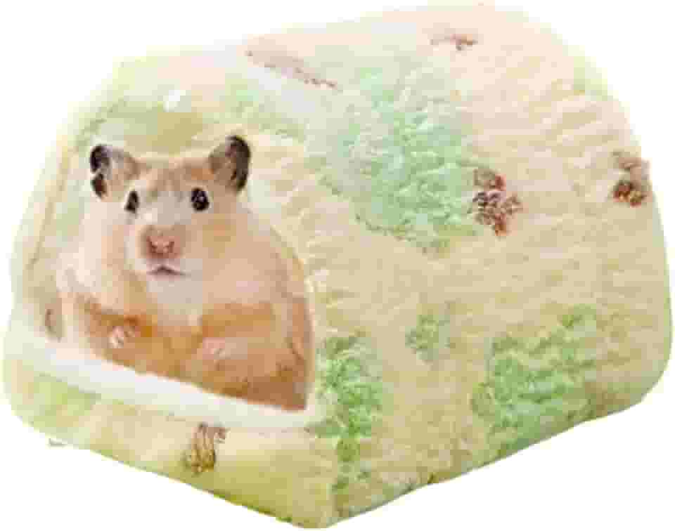 Cama confortável para pendurar para animais de estimação, ninho de hamster, anão, hamster, inverno, ninho de algodão, porquinho-da-índia, esquilo, planador, coelhinho, pequeno animal de