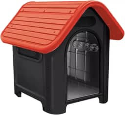 Genérico, Casa P/Cachorrinhos Dog Home N2 Resistente Pet Vermelho