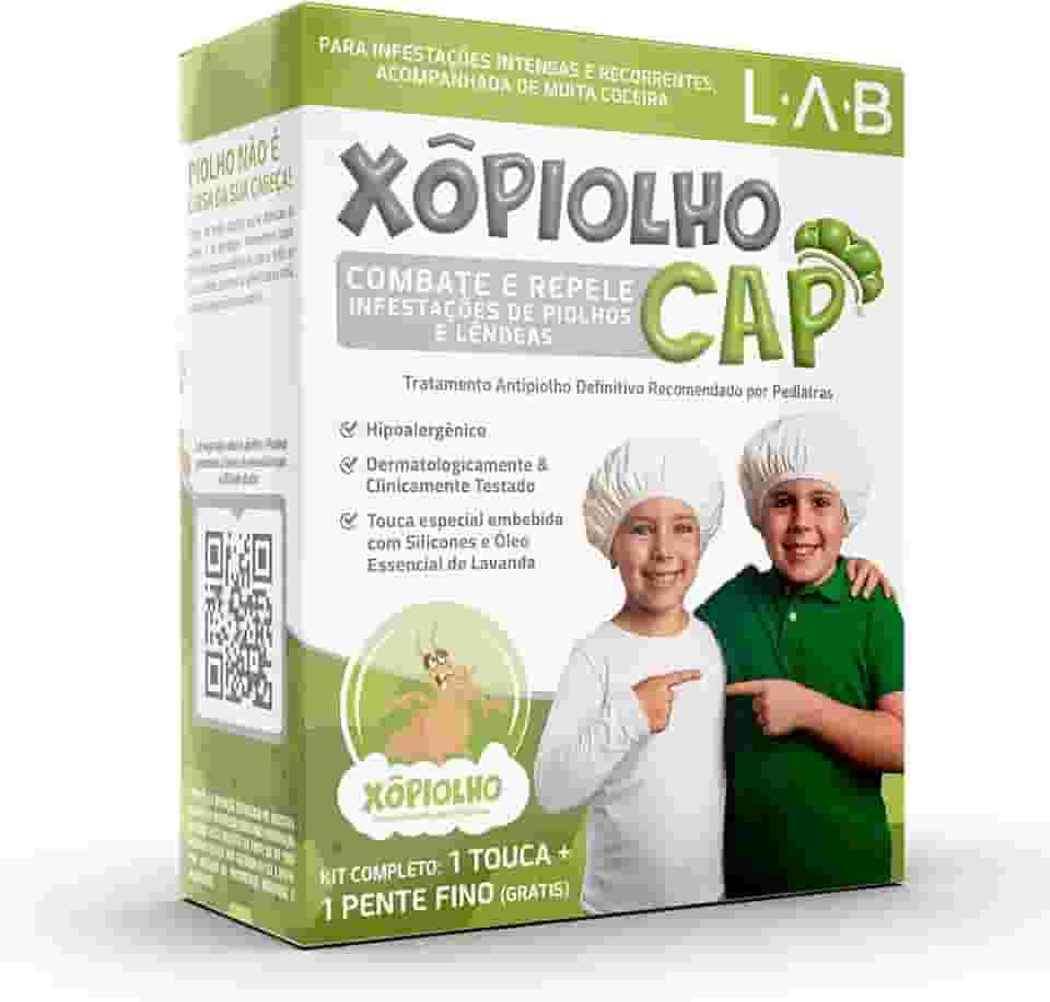 XÔ PIOLHO CAP LOÇÃO + PENTE REMOVEDOR