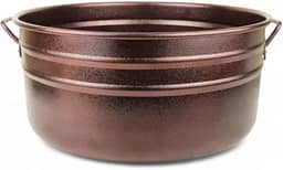 Bacia para Pés, Tina Escalda Pés, Bacia Pedicure, Balde Newborn, Ofurô Esquenta Pés Relaxamento, Varias Cores(tina só aluminio o.v)