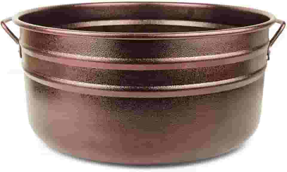 Bacia para Pés, Tina Escalda Pés, Bacia Pedicure, Balde Newborn, Ofurô Esquenta Pés Relaxamento, Varias Cores(tina só aluminio o.v)