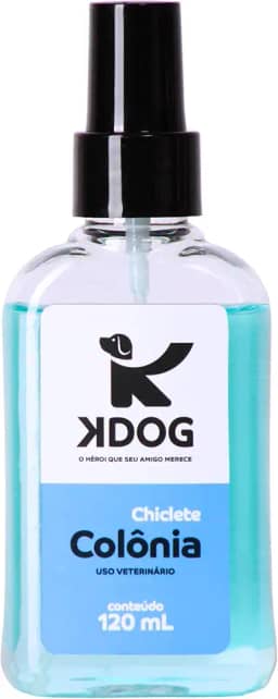 KDog, Colônia para cães, Aroma Chiclete, 120 ml, Azul