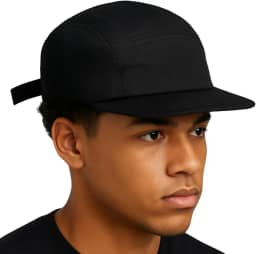 Boné Five Panel Gringo Aba Reta Original Strapback Fitão Liso Microfibra Basico Masculino Feminino