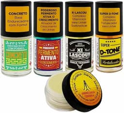 Kit SOS Unhas Top Beauty Tratamento Fortalecedor de Unhas - 5 Peças