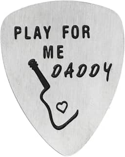 Presentes de pai para o dia dos pais, Natal, aniversário, da filha, filho, palheta de guitarra, presente para papai, pai