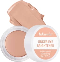 Iluminador sob os olhos, corretivo cobertura total para olheiras, creme radiante leve e corretivo sob os olhos (nude quente, 1 peça)