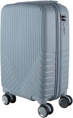 UltraLeve Mala Grande Polipropileno Maldivas Capacidade 35kg Azul Piscina, Cadeado com Segredo Numérico, Puxador Telescópico Altura Regulável, Rodas Duplas 360°