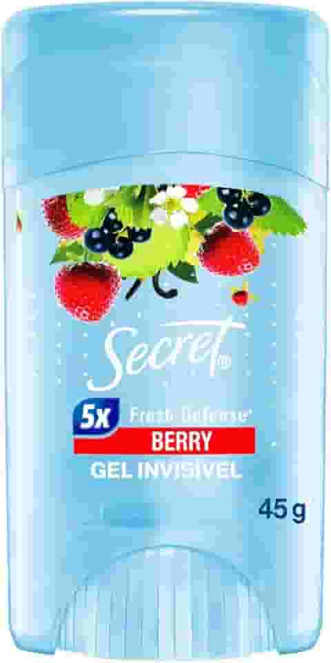 Desodorante Antitranspirante Secret Gel Frutas Vermelhas 45 g