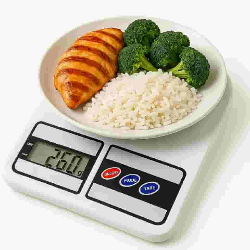 Balança de Cozinha Digital Alta Precisão até 10 kg para Alimentos, Frutas, Dieta Fitness Academia Comida/Marmita Saudável (001)