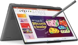 Lenovo Laptop Yoga 7i 2 em 1 com processador Intel Core Ultra 7 256V, OLED WUXGA de 14 polegadas 100% DCI-P3 HDR tela sensível ao toque de 500 TB, memória de 16 GB, SSD de 1 TB, câmera IR de 5MP