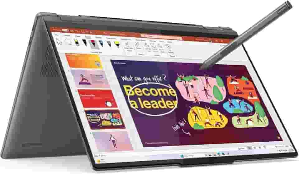 Lenovo Laptop Yoga 7i 2 em 1 com processador Intel Core Ultra 7 256V, OLED WUXGA de 14 polegadas 100% DCI-P3 HDR tela sensível ao toque de 500 TB, memória de 16 GB, SSD de 1 TB, câmera IR de 5MP