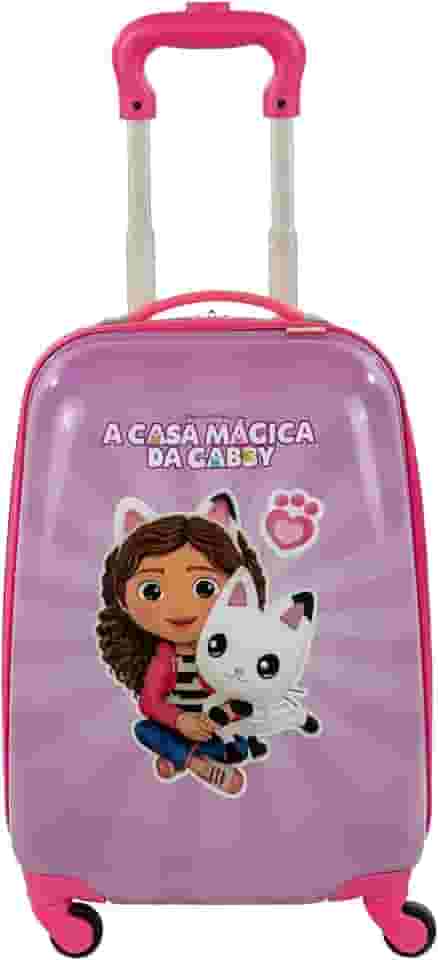 Mala de Viagem Pequena com Rodas 360 Gabby - Colorido - Sestini
